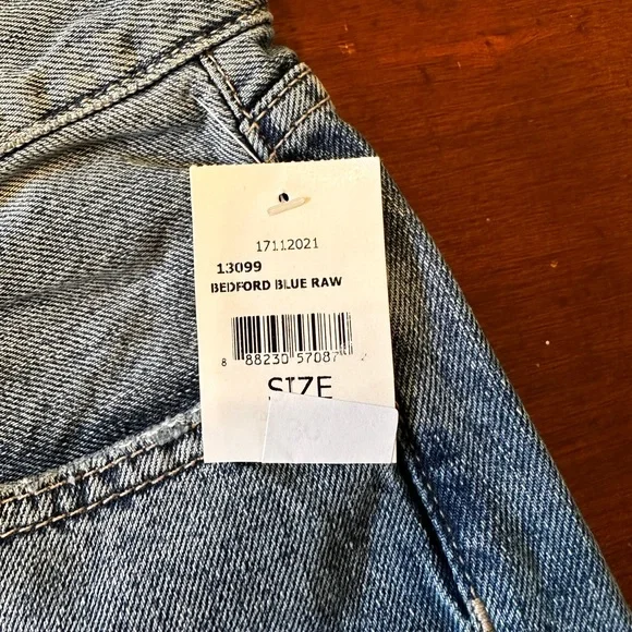 DL1961 NWT SZ 30 Emilee straight DL Vintage ultra‎ high rise Bedford blue jeans - Picture 5 of 16